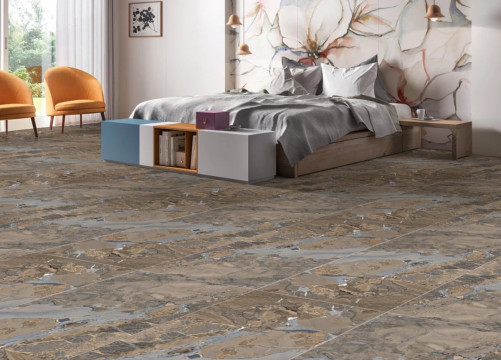 Керамогранит  120x60 9мм Bursa Grey Carving карвинг серый Maimoon Ceramica