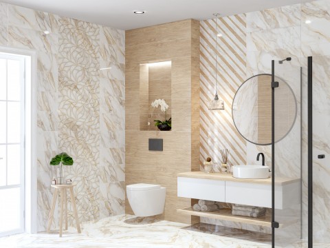 Интерьер коллекции Calacatta Oro