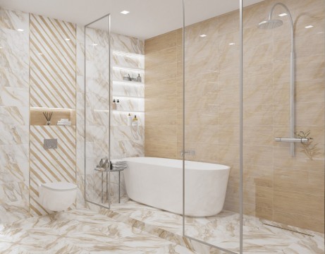 Интерьер коллекции Calacatta Oro