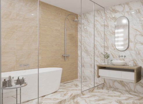 Интерьер коллекции Calacatta Oro