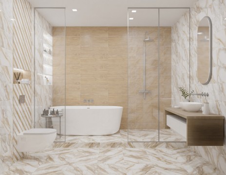 Интерьер коллекции Calacatta Oro
