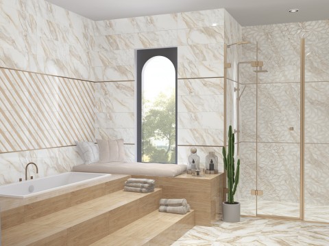Интерьер коллекции Calacatta Oro