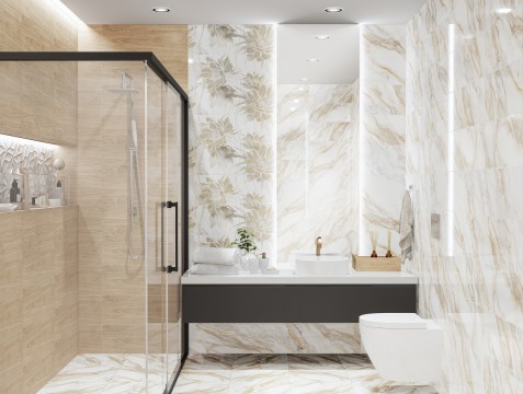 Интерьер коллекции Calacatta Oro
