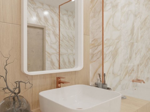 Интерьер коллекции Calacatta Oro