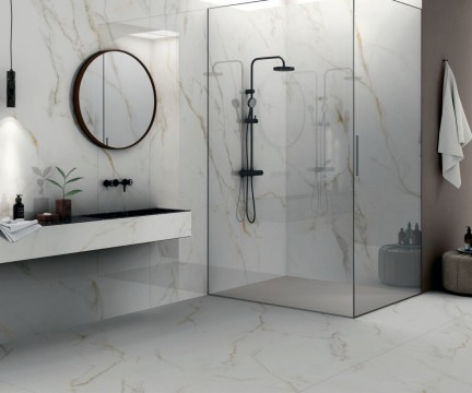 Интерьер коллекции Calacatta oro