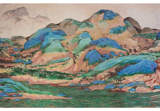 Интерьер коллекции Горы И Воды На Тысячу Ли