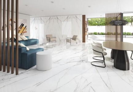 Интерьер коллекции Керамогранит Museum Calacatta