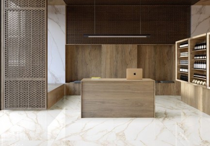 Интерьер коллекции Керамогранит Museum Calacatta