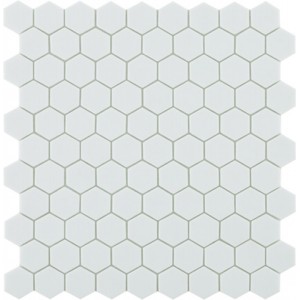 Стеклянная мозаика 32x31 4мм Hexagon Nordic № 910 матовая Vidrepur