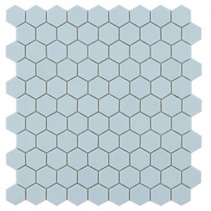 Стеклянная мозаика 32x32 4мм Hexagon Nordic № 925 матовая Vidrepur