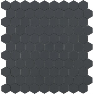 Стеклянная мозаика 32x31 4мм Hexagon Nordic № 908 матовая Vidrepur