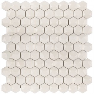 Стеклянная мозаика 32x31 4мм Hexagon Matt 904D Honey матовая Vidrepur