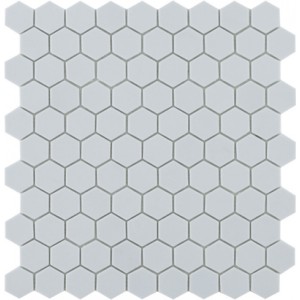 Стеклянная мозаика 32x31 4мм Hexagon Hex Nordic № 909 матовая Vidrepur