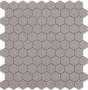 Стеклянная мозаика 32x32 4мм Hexagon Nordic № 926 Беж матовая Vidrepur