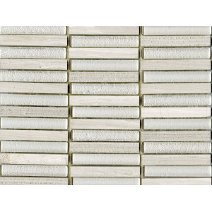 L'antic Colonial Керамическая плитка Time Text Linear Silver Wood 1.5x10 30,5x30x0,8