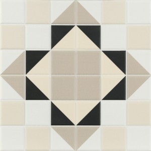 Керамогранит 20x20 Dune Mintons Canterbury матовая бежевый