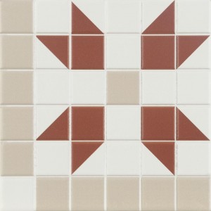 Керамогранит 20x20 Dune Mintons Lancelot матовая красный