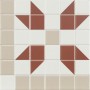 Керамогранит 20x20 Dune Mintons Lancelot матовая красный