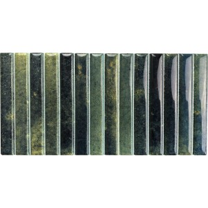 Плитка 23x12 Dune Kit-Kat Mosaic Grass Glossy глянцевая зеленый