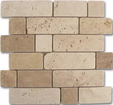 Dune Мозаика Mosaico Travertino Brick