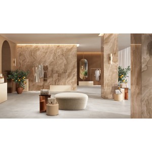 Керамогранит 120x60 Ava Onice Iride Onice Ambra полированная оникс коралловый