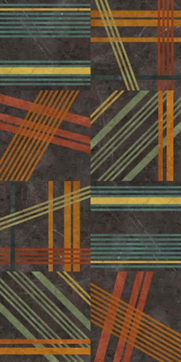 Плитка Abk 320x160 W/s D+ Pop Marble Black матовая 6мм