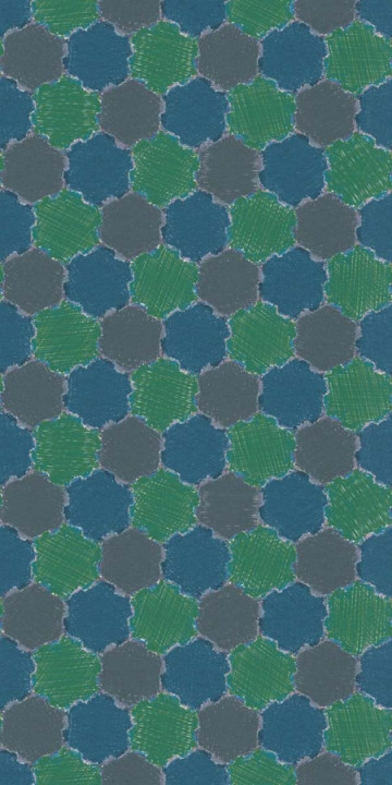 Плитка Abk 320x160 W/s D+ Exa Blue матовая 6мм