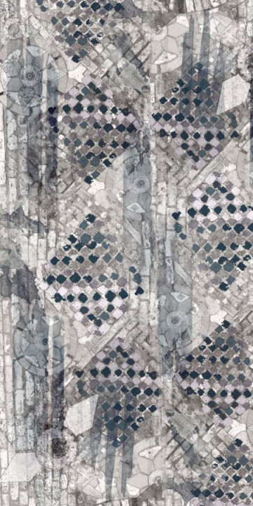 Плитка Abk 320x160 W/s D+ Bologna Blu матовая 6мм