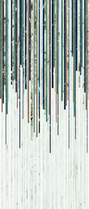 Керамогранит Abk 280x120 Sns. Fant. Sticks Lux 3D полированная 6мм