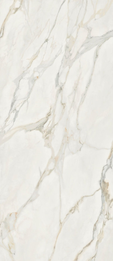 Керамогранит Abk 280x120 Sns. Sign Calacatta Michelangelo Lux R полированная 6мм