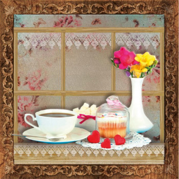 Плитка Style Tiles декор Marco Cocinas B Tulipan 20x20 матовая