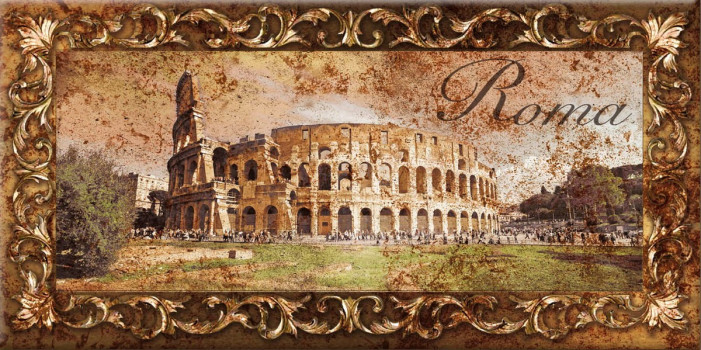 Плитка Style Tiles декор Marco Metalica B Roma 20x10 матовая