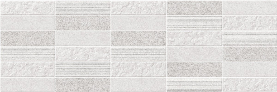 Плитка Omnia настенная Spirit Mosaico Blanco 75x25 матовая