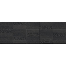 Плитка Omnia настенная Spirit Mosaico Negro 75x25 матовая