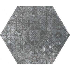 Плитка Monopole керамогранит 24x20 Decor Gris Pompeia матовая