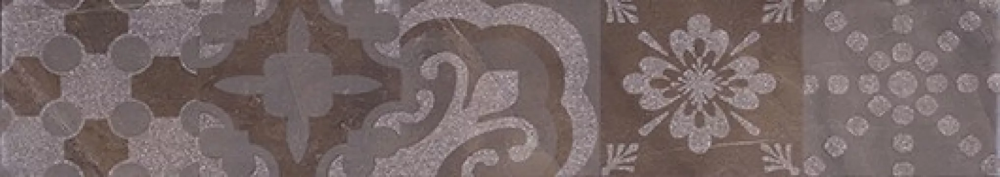 Плитка Lb-Ceramics 45x8 бордюр темный 1504-0152 Меравиль глянцевая глазурованная
