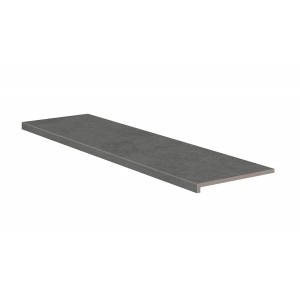Плитка Exagres ступень фронтальная 120x33 Essenza Rect С 3 Grafite матовая