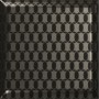 Плитка Baldocer 15x15 настенная Novel Diva Metallic гладкая полуматовая черно-серый
