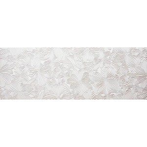 Плитка декор Baldocer 70x25 Decor Taryn Perla рельефная глянцевая белый