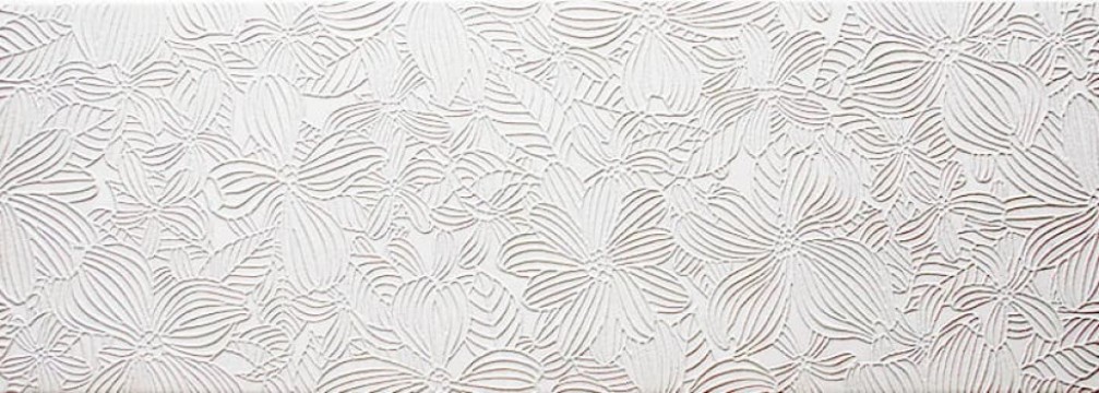 Плитка декор Baldocer 70x25 Decor Taryn Perla рельефная глянцевая белый