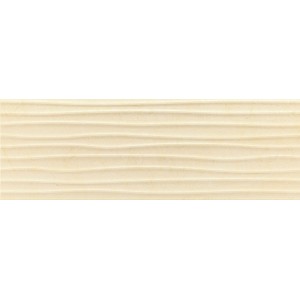 Плитка Baldocer 90x30 Velvet Wellen Cream -Ректификат/ Белая Глина глянцевая кремовый