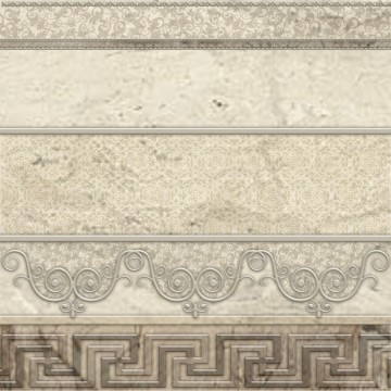 Плитка Baldocer 45x45 Dreire Bone Centro Удлинение От Угла Dreire Декоративный Напольный Элемент глянцевая бежевый