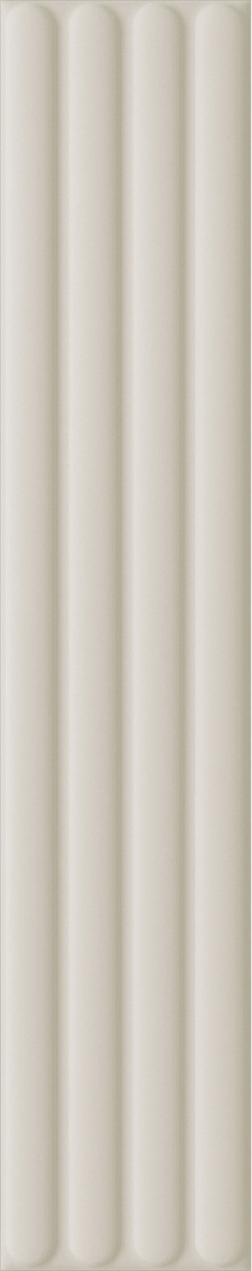 Плитка настенная рельефная 54x11 10мм Plinto Out Greige Matt матовая бежевый Dna