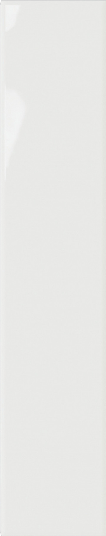 Плитка настенная базовая 54x11 10мм Plinto White Gloss глянцевая белый Dna