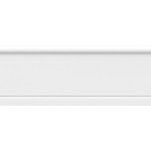 Бордюр 25x10 Gatsby глянцевый белый глянцевая белый 10мм A-GT1U051/N Meissen
