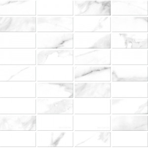 Meissen Мозаика White stream белый 30x30 16677