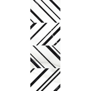 Керамическая плитка Meissen Плитка Gatsby черно-белый 25х75 GTU441D