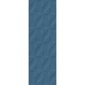 Marazzi Italy Плитка Marazzi Outfit Blue Struttura Tetris 3D 25x76 M12A