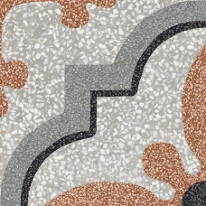 Декор 20x20 D_Segni Scaglie Tappeto 12 матовая серый 10мм Marazzi