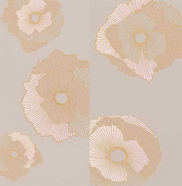 Плитка керамическая 60x60 Creto Mono Панно Golden flowers компл. из 2 шт 06 01 1 36 03 13 2434 0 глянцевая бежевый 9мм